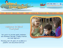 Tablet Screenshot of islandtherapies.org
